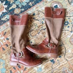 Timberland Brown Leather Riding Boots